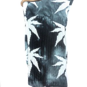 Weed Socks Tie Dye (Black&White)